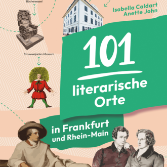 Cover des Buchtitels 101 literarische Orte in Frankfurt und Rhein-Main