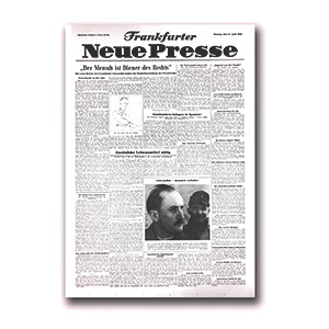 Bild des Covers der Erstausgabe der FNP