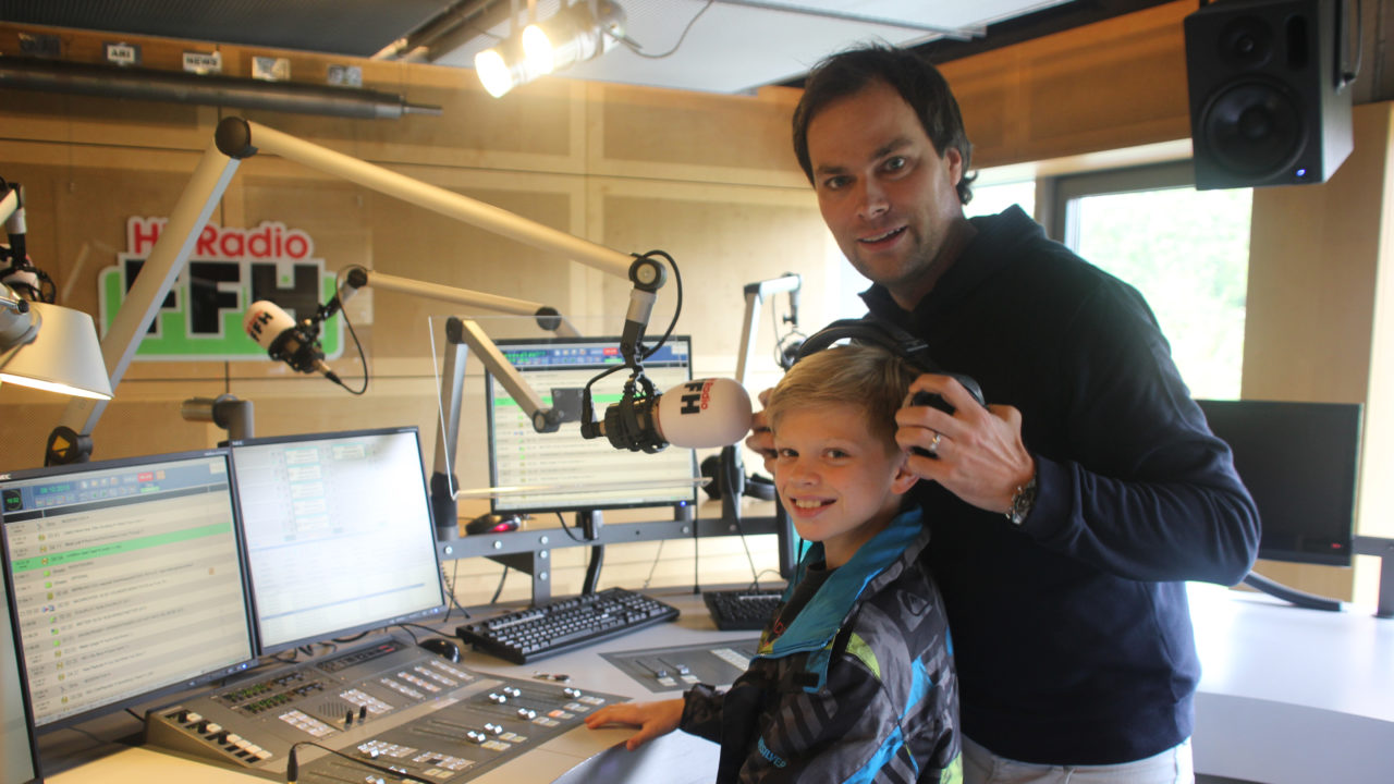 Foto: Im FFH-Studio mit Daniel Fischer in Bad Vilbel