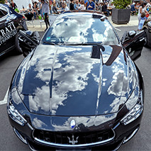 Foto: Bild eines Sportflitzers auf der Frankfurter Automobilausstellung