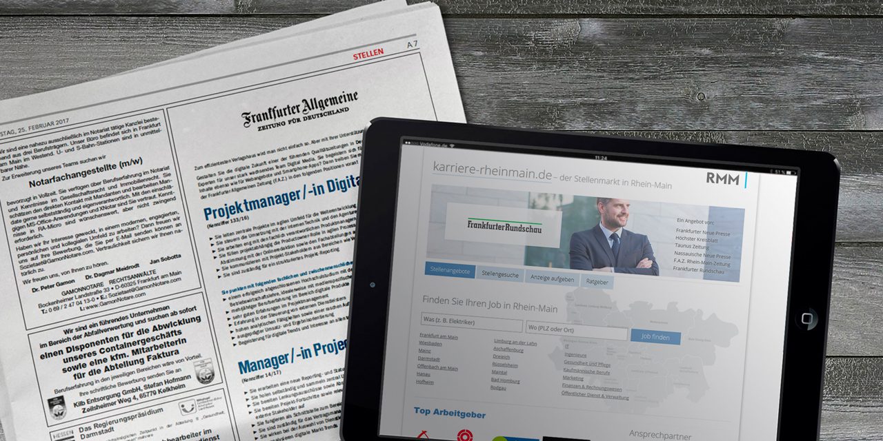 Karriere Rheinmain Mediengruppe Frankfurt