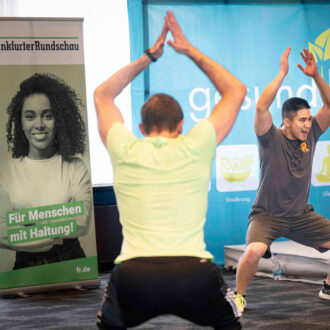 Foto: Besuchende der gesund leben beim Sportkurs