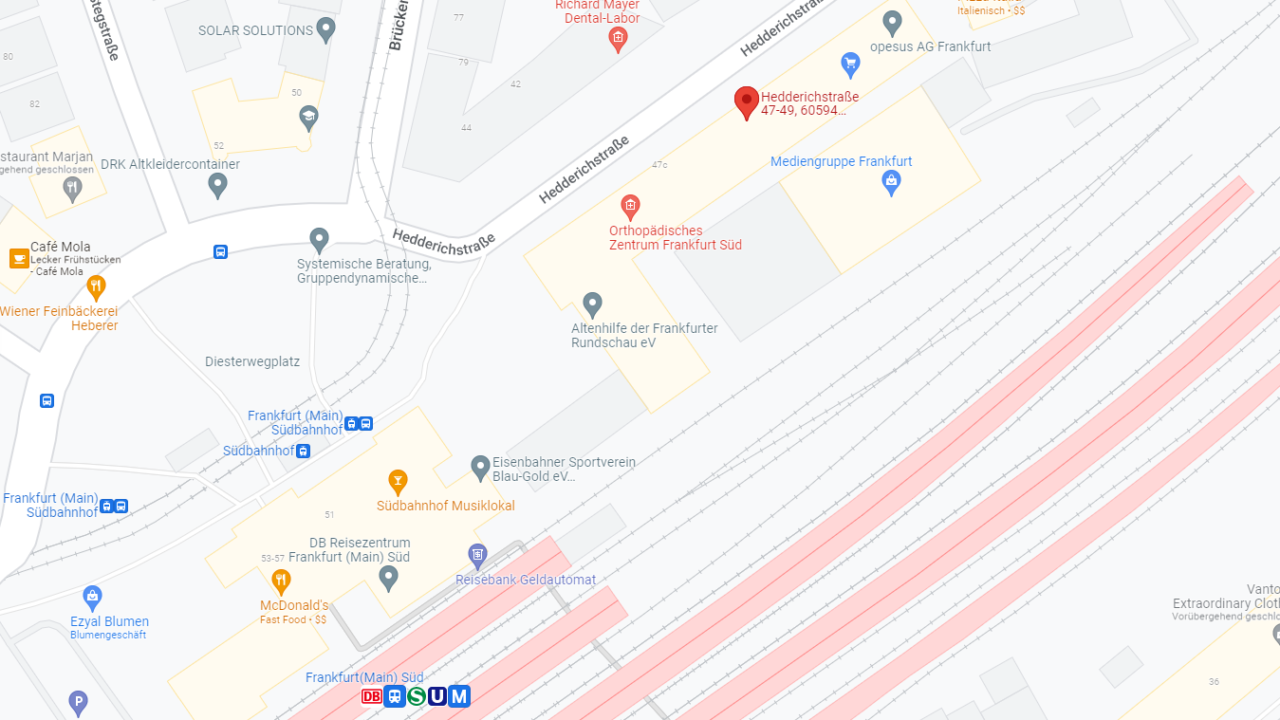 Googlemapsaufnahme des Standorts