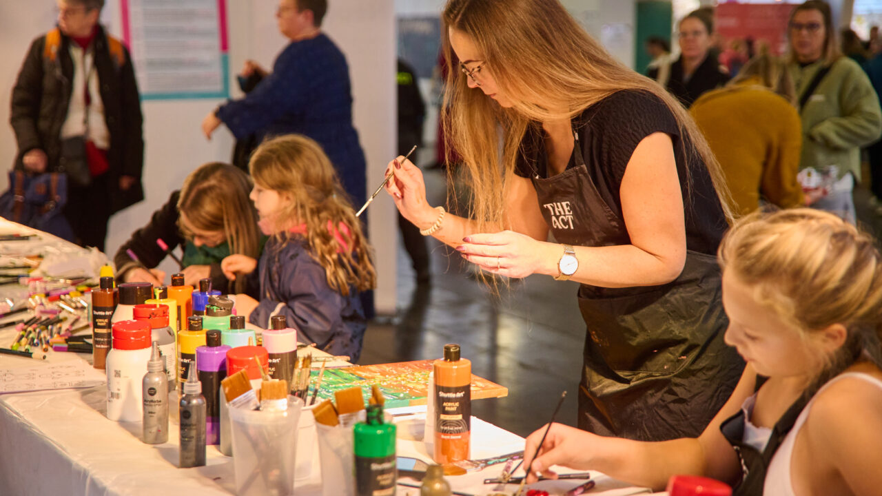 Foto: Workshop bei der Kreativ Welt Messe 2025